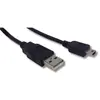 Image de CABLE MINI USB (MALE) vers USB (MALE) 1,8M