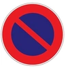 Image de Panneau d'interdiction rond 300mm ''Stationnement interdit'' - - 4060309