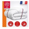 Image de couette 140x200 cm champs de lin - chaude - 450g/m² - couette 1 personne -douce et chaude -anti-acariens antibactériens .