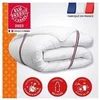 Image de Couette CHAMPS DE LIN 200x200 cm chaude 450 g/m² anti-acariens blanc