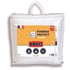 Image de couette tempérée 240x260 cm - 2 personnes - protection anti punaise, anti acarien - 300g/m² - blanc - fabriqué en france