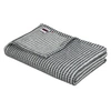Image de Plaid - - Coton caresse - Ardoise