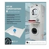 Image de Kit superposition avec tiroir pour lave linge et seche linge 80150 pour lave linge