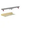 Image de Caniveau de douche inox réversible 790mm + natte - - sicanatfh80r