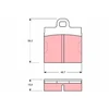 Image de Kit De Plaquettes De Frein, Frein À Disque Gdb103 Trw Trw Gdb103 Volkswagen