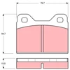 Image de Kit De Plaquettes De Frein, Frein À Disque Gdb112 Trw Trw Gdb112 Audi;Bmw;Ferrari;Volkswagen