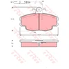 Image de Kit De Plaquettes De Frein, Frein À Disque Gdb114 Trw Trw Gdb114 Citroen