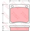 Image de Kit De Plaquettes De Frein, Frein À Disque Gdb126 Trw Trw Gdb126 Honda;Nissan