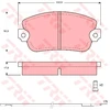 Image de Kit De Plaquettes De Frein, Frein À Disque Gdb154 Trw Trw Gdb154 Lancia