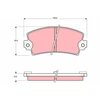 Image de Kit De Plaquettes De Frein, Frein À Disque Gdb155 Trw Trw Gdb155 Autobianchi;Lancia