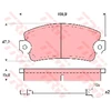 Image de Kit De Plaquettes De Frein, Frein À Disque Gdb172 Trw Trw Gdb172 Alfa Romeo
