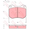 Image de Kit De Plaquettes De Frein, Frein À Disque Gdb173 Trw Trw Gdb173 Peugeot;Talbot