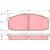 Image de Kit De Plaquettes De Frein, Frein À Disque Gdb197 Trw Trw Gdb197 Nissan