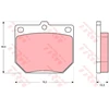 Image de Kit De Plaquettes De Frein, Frein À Disque Gdb232 Trw Trw Gdb232 Nissan;Toyota