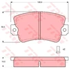 Image de Kit De Plaquettes De Frein, Frein À Disque Gdb243 Trw Trw Gdb243 Renault