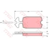 Image de Kit De Plaquettes De Frein, Frein À Disque Gdb277 Trw Trw Gdb277 Citroen