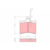 Image de Kit De Plaquettes De Frein, Frein À Disque Gdb287 Trw Trw Gdb287 Citroen