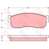 Image de Kit De Plaquettes De Frein, Frein À Disque Gdb288 Trw Trw Gdb288 Nissan;Subaru