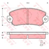 Image de Kit De Plaquettes De Frein, Frein À Disque Cotec Gdb297 Trw Trw Gdb297 Autobianchi;Daihatsu;Fiat;Lancia;Seat