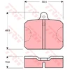 Image de Kit De Plaquettes De Frein, Frein À Disque Gdb300 Trw Trw Gdb300 Skoda