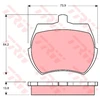 Image de Kit De Plaquettes De Frein, Frein À Disque Cotec Gdb332 Trw Trw Gdb332 Austin;Austin-Healey;Mg;Rover;Triumph