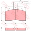 Image de Kit De Plaquettes De Frein, Frein À Disque Gdb343 Trw Trw Gdb343 Alfa Romeo;Iveco;Renault