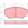 Image de Kit De Plaquettes De Frein, Frein À Disque Gdb349 Trw Trw Gdb349 Ford