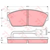Image de Kit De Plaquettes De Frein, Frein À Disque Gdb350 Trw Trw Gdb350 Rover