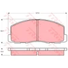 Image de Kit De Plaquettes De Frein, Frein À Disque Gdb355 Trw Trw Gdb355 Mitsubishi