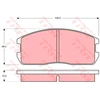 Image de Kit De Plaquettes De Frein, Frein À Disque Gdb365 Trw Trw Gdb365 Mitsubishi