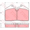 Image de Kit De Plaquettes De Frein, Frein À Disque Gdb379 Trw Trw Gdb379 Audi;Ferrari;Maserati;Porsche