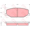 Image de Kit De Plaquettes De Frein, Frein À Disque Cotec Gdb383 Trw Trw Gdb383 Suzuki