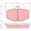 Image de Kit De Plaquettes De Frein, Frein À Disque Gdb405 Trw Trw Gdb405 Renault