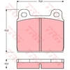Image de Kit De Plaquettes De Frein, Frein À Disque Gdb407 Trw Trw Gdb407 Volkswagen