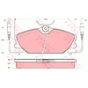 Image de Kit De Plaquettes De Frein, Frein À Disque Gdb425 Trw Trw Gdb425 Renault