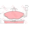 Image de Kit De Plaquettes De Frein, Frein À Disque Gdb428 Trw Trw Gdb428 Austin;Mg;Rover