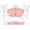 Image de Kit De Plaquettes De Frein, Frein À Disque Gdb457 Trw Trw Gdb457 Lancia