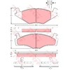 Image de Kit De Plaquettes De Frein, Frein À Disque Cotec Gdb459 Trw Trw Gdb459 Seat;Volkswagen