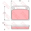 Image de Kit De Plaquettes De Frein, Frein À Disque Gdb594 Trw Trw Gdb594 Saab