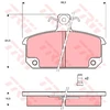 Image de Kit De Plaquettes De Frein, Frein À Disque Gdb632 Trw Trw Gdb632 Renault