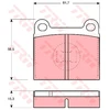 Image de Kit De Plaquettes De Frein, Frein À Disque Gdb648 Trw Trw Gdb648 Audi;Volkswagen