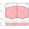Image de Kit De Plaquettes De Frein, Frein À Disque Gdb674 Trw Trw Gdb674 Ford