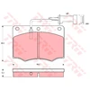 Image de Kit De Plaquettes De Frein, Frein À Disque Gdb691 Trw Trw Gdb691 Ford