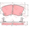 Image de Kit De Plaquettes De Frein, Frein À Disque Cotec Gdb729 Trw Trw Gdb729 Mitsubishi