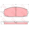 Image de Kit De Plaquettes De Frein, Frein À Disque Cotec Gdb770 Trw Trw Gdb770 Toyota