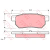 Image de Kit De Plaquettes De Frein, Frein À Disque Gdb775 Trw Trw Gdb775 Honda