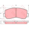 Image de Kit De Plaquettes De Frein, Frein À Disque Gdb785 Trw Trw Gdb785 Mitsubishi
