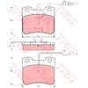 Image de Kit De Plaquettes De Frein, Frein À Disque Cotec Gdb794 Trw Trw Gdb794 Citroen