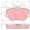 Image de Kit De Plaquettes De Frein, Frein À Disque Cotec Gdb817 Trw Trw Gdb817 Mercedes-Benz