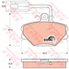 Image de Kit De Plaquettes De Frein, Frein À Disque Cotec Gdb852 Trw Trw Gdb852